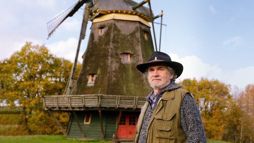 Günter Lippert, 72, tüftelt an einer alten
Mühle im Freilichtmuseum Hessenpark