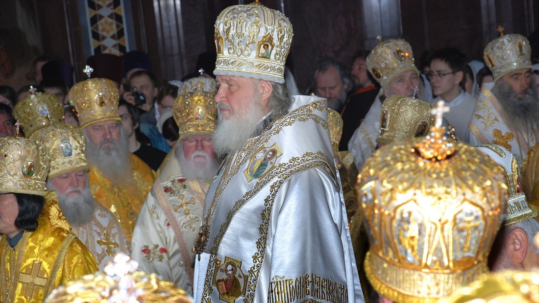 Patriarch Kyrill I. bei Amtseinführung in 2009
