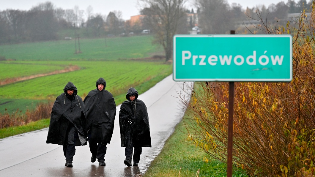 Polnische Polizei durchsucht die Umgebung von Przewodów 