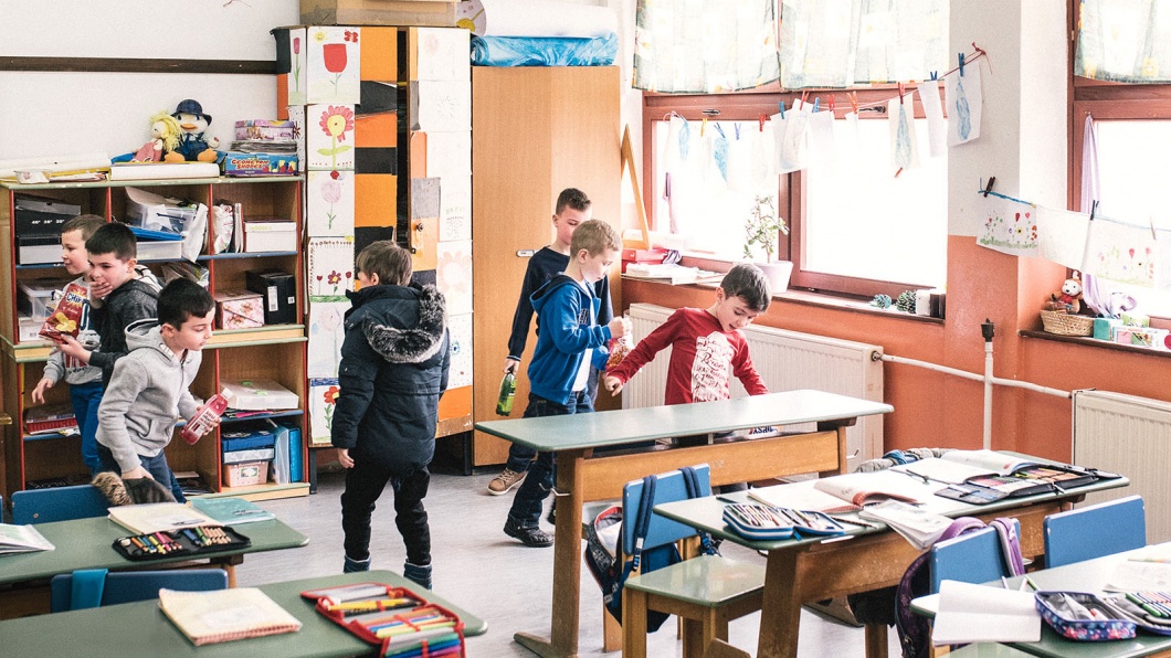 Geteilte Grundschule in Jajce