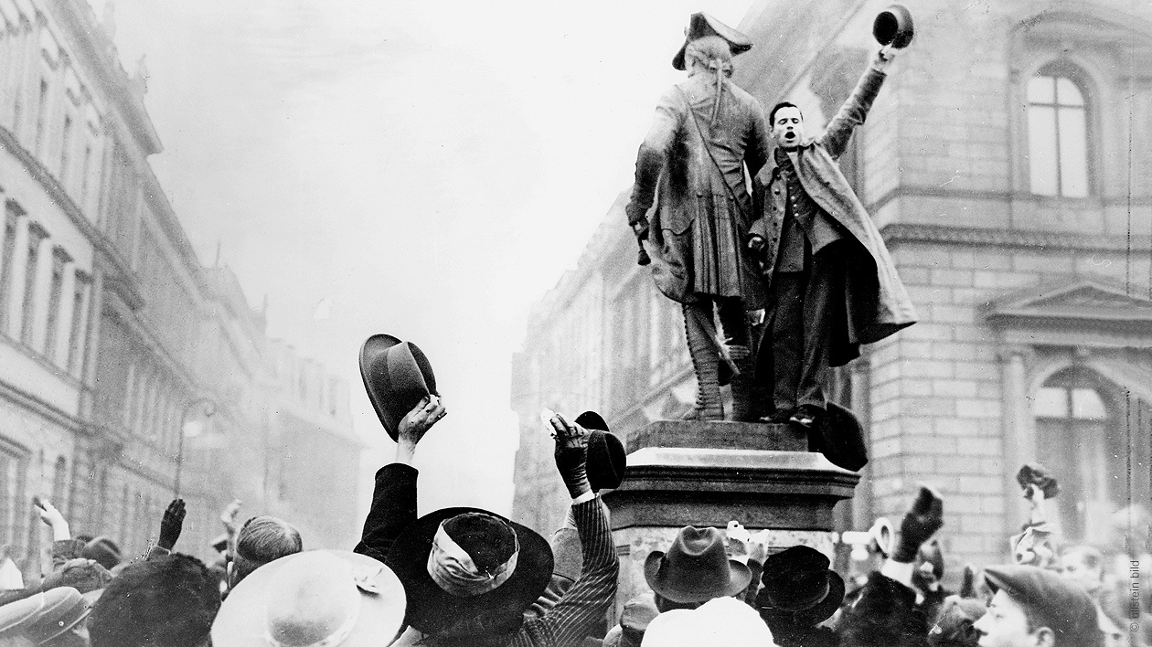 Wochenthema - Demokratie wagen - heute und vor 100 Jahren