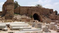 Ausgrabungen des Stadtgebietes aus dem 9. Jahrhundert von Caesarea