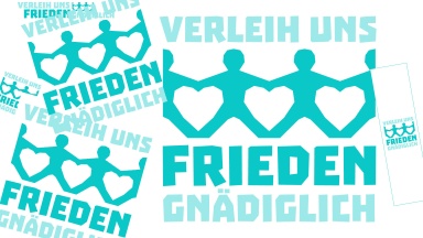 Logos Aktion #verleihunsfrieden 