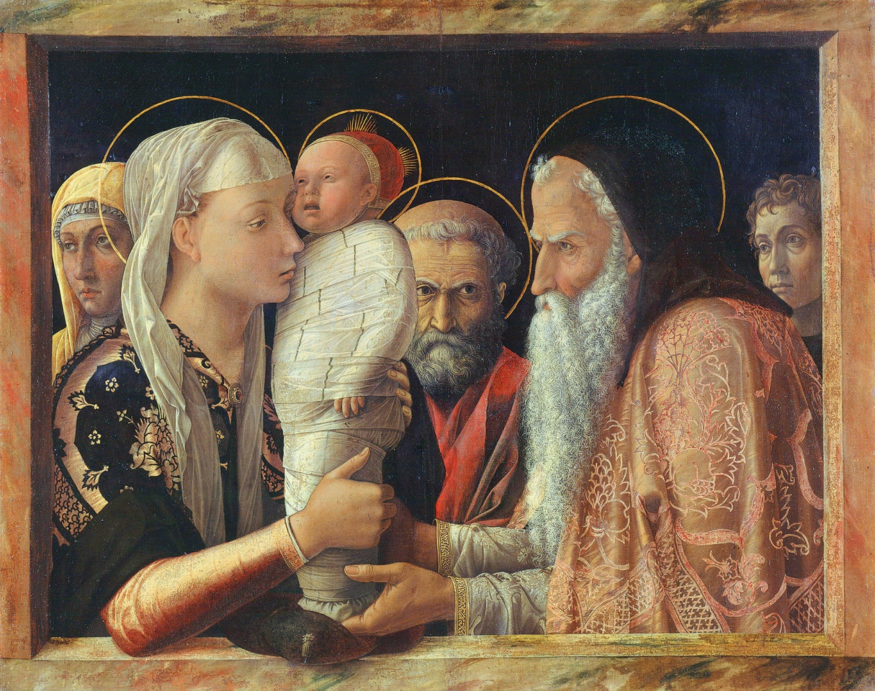Das Kunstwerk - Andrea Mantegna, "Darbringung Christi im Tempel"