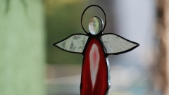 Engel aus Tiffany-Glas - Gedanken zur Zeit