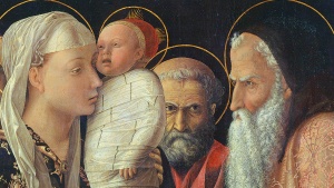 Das Kunstwerk - Andrea Mantegna, "Darbringung Christi im Tempel"
