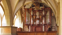 Orgelempore von St. Georg in Weikersheim