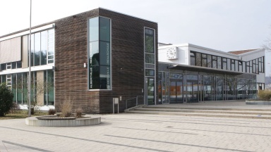 Die Albertville-Realschule in Winnenden bei Stuttgart 