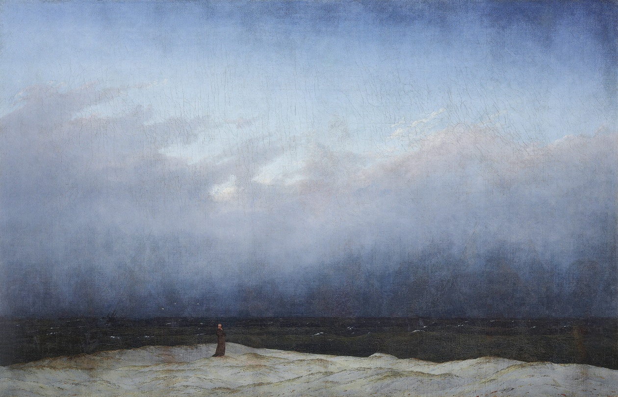 Das Kunstwerk - "Mönch am Meer", Casper David Friedrich
