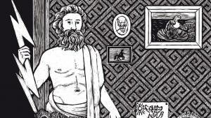 Illustration aus der Rubrik Paargespräche, Zeus&Hera