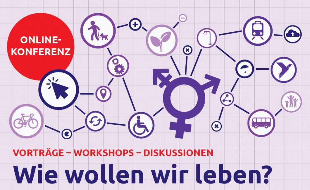 Aufmacher zum Workshop "Wie wollen wir leben?" gendergerechtere Staedteplanung