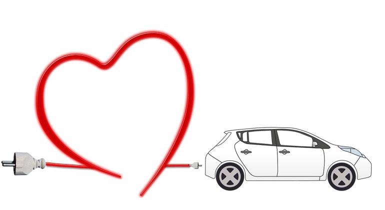 Elektroauto mit Herz