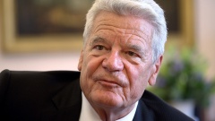 Bundespräsident Joachim Gauck in seinem Dienstzimmer im Schloss Bellevue.