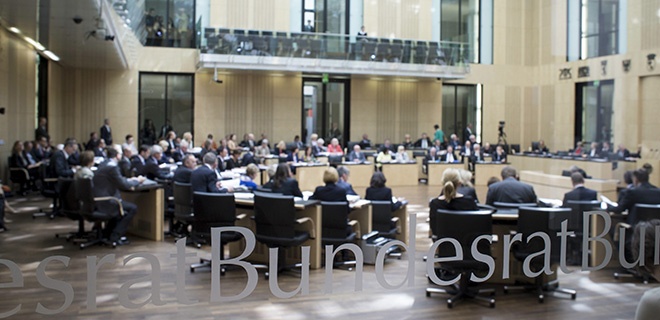 Mitglieder des Bundesrates nehmen am Freitag 08 05 15 in Berlin an der Bundesratssitzung teil