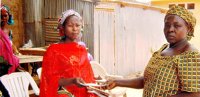 Witwen in Maiduguri
