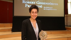 Moderatorin Dunja Hayali bei der Preisverleihung in Hamburg.
