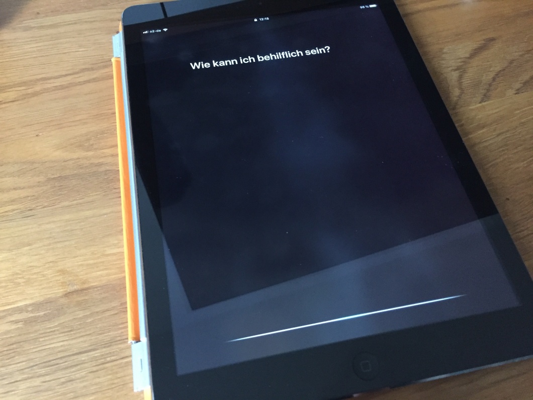 iPad mit Siri