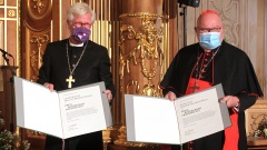 Landesbischof Heinrich Bedford-Strohm und Kardinal Reinhard Marx 