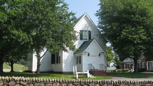 Die Hebron Church im Madison County/Virginia. 