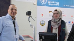 Supermarkt "Tazweed" in Jordaniens groesstem Fluechtlingslager in Zaatari