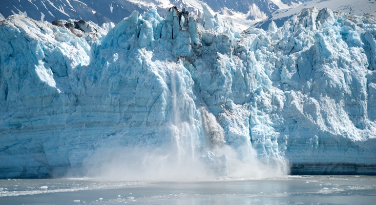 Gletscherabbruch - Eisschmelze
